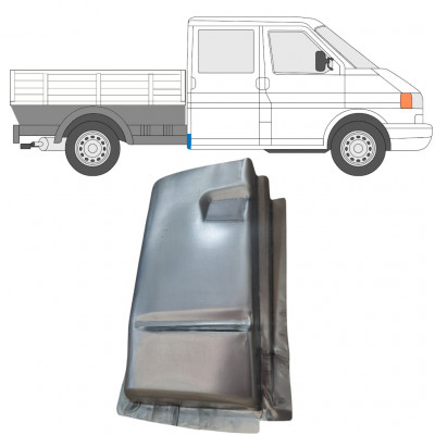 VW T4 1990-2003 DUBBELE CABINE HOEK REPARATIE PANEEL / RECHTS