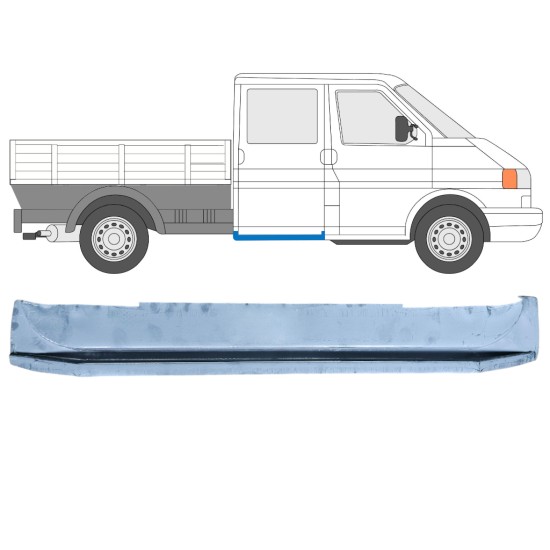 Reparatiepaneel achterdeuren dorpel voor Volkswagen Transporter T4 1990-2003 / Rechts 16106