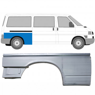 VW T4 1990-2003 GEMIDDELDE WIELBASIS ACHTERSPATBORD REPARATIEPANEEL / RECHTS