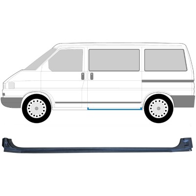 Schuifdeur dorpel reparatiepanel  voor Volkswagen Transporter T4 1990-2003 / Links 14581