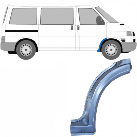 VW T4 1990-2003 VOORWIELKAST REPARATIEPANEEL PANEL / RECHTS