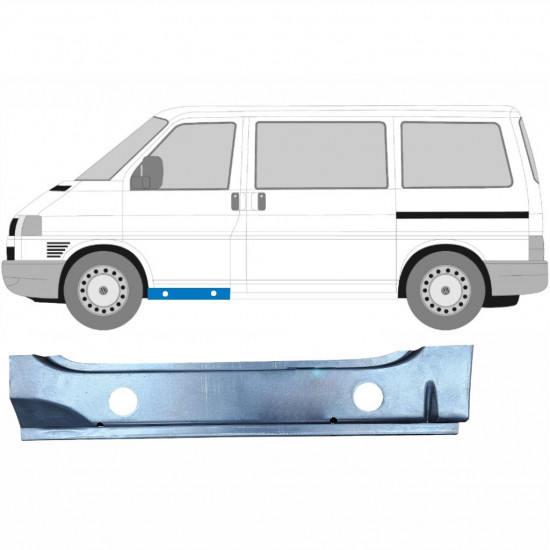 VW T4 1990-2003 VOOR DEUR INTERN DORPEL REPARATIEPANEEL / LINKS