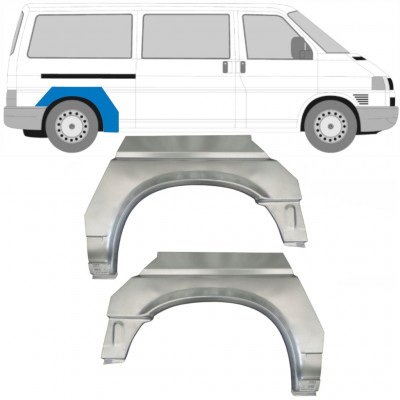 VW T4 1990-2003 GEMIDDELDE WIELBASIS WIELKAST REPARATIE PANEEL PANEL / SET