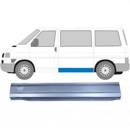 VW T4 1990-2003 LAAG ZIJDE BEKLEDING REPARATIE PANEEL / LINKS