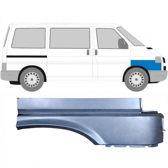 VW T4 1990-1996 REPARATIEPANEEL VOORVLEUGEL / RECHTS