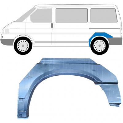 Reparatiepaneel achterspatbord voor VW Transporter T4 1990-2003 / SWB / Links 5351