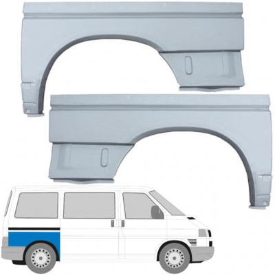 VW T4 1990-2003 KORTE WIELBASIS ACHTERSPATBORD REPARATIEPANEEL / SET