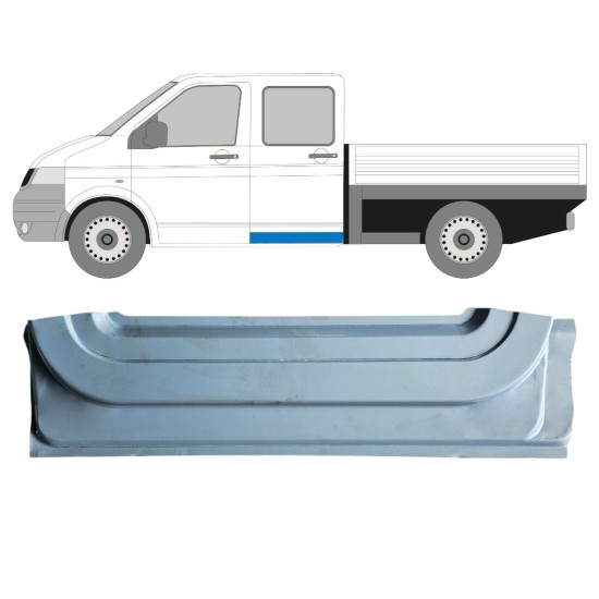 Binnen reparatiepaneel achterste deuren voor Volkswagen Transporter T5 2003-2015 / Links 16868