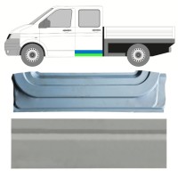 Binnen + buiten reparatiepaneel achter deur voor Volkswagen Transporter T5 2003-2015 / Links / Set 16877