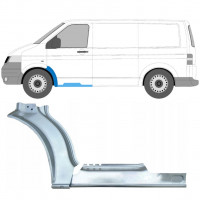 Reparatiepaneel dorpel + voorste spatbord voor Volkswagen Transporter T5 2003-2015 / Links / Set 12637