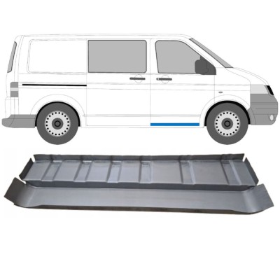Instapplaat voor Volkswagen Transporter T5 2003-2015 / Rechts 16838