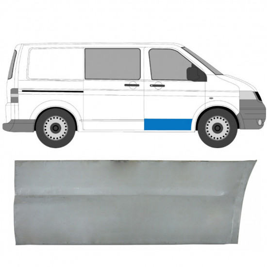 Buiten reparatiepaneel voorste deur voor VW Transporter T5 2003-2015 / Rechts 7141