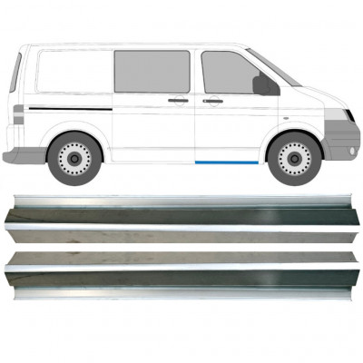 Reparatie dorpel voorste deuren voor VW Transporter T5 2003-2015 / Links = Rechts (symmetrisch) / Set 9695