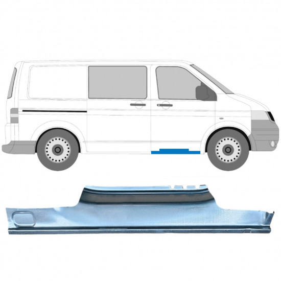 Reparatie dorpel voorste deuren voor VW Transporter T5 2003-2015 / Rechts 5258