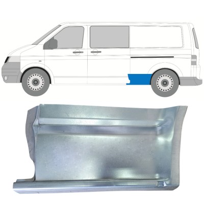 Reparatiepaneel achterspatbord voor Volkswagen Transporter T5 2003-2015 / Links 16667