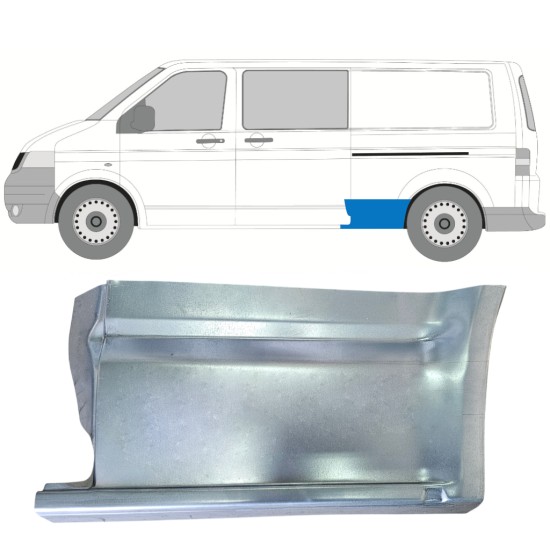 Reparatiepaneel achterspatbord voor Volkswagen Transporter T5 2003-2015 / Links 16667