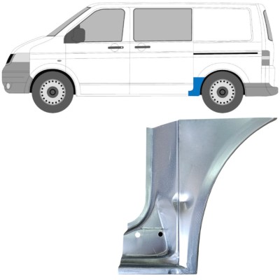 Reparatiepaneel achterspatbord voor Volkswagen Transporter T5 2003-2015 / Links 16670