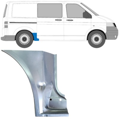 Reparatiepaneel achterspatbord voor Volkswagen Transporter T5 2003-2015 / Rechts 16669