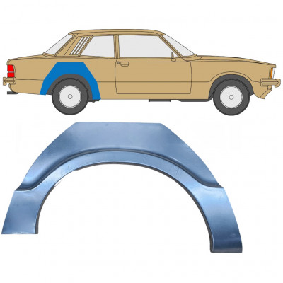 Reparatiepaneel achterspatbord voor Ford Taunus 1976-1982 / Rechts 11058