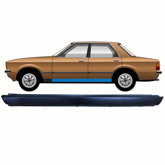 Reparatie dorpel voor Ford Taunus 1976-1982 / Links 8771