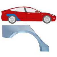 Reparatiepaneel achterspatbord voor Tesla Model 3 2017-2023 / Rechts 16373
