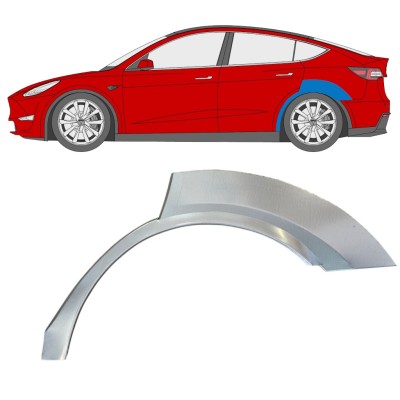 Reparatiepaneel achterspatbord voor Tesla Model Y 2020- / Links 16377