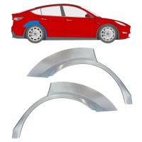Reparatiepaneel achterspatbord voor Tesla Model Y 2020- / Links + Rechts / Set 16378