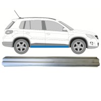 Reparatie dorpel voor Volkswagen Tiguan 2007-2016 / Rechts 14772 Reparatie dorpel voor Volkswagen Tiguan 2007-2016 / Rechts 14772