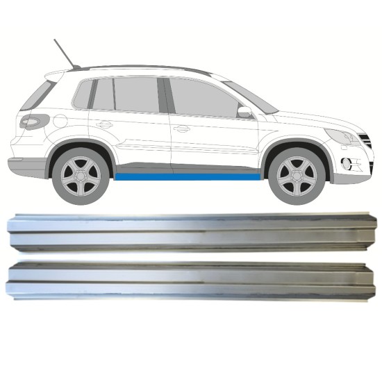 Reparatie dorpel voor Volkswagen Tiguan 2007-2016 / Links + Rechts / Set 14774 Reparatie dorpel voor Volkswagen Tiguan 2007-2016 / Links + Rechts / Set 14774