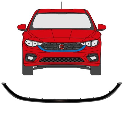 Frame van de grille voor Fiat Tipo 2016- 16193