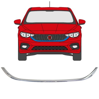 Frame van de grille voor Fiat Tipo 2016- 16192