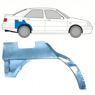 Reparatiepaneel achterspatbord voor Seat Toledo 1991-1999 / Rechts 10802