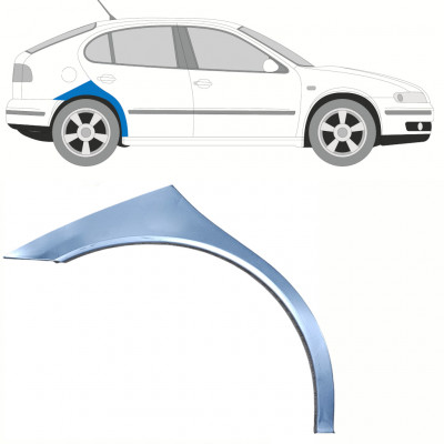 Reparatiepaneel achterspatbord voor Seat Toledo Leon 1999-2006 / Rechts 8599