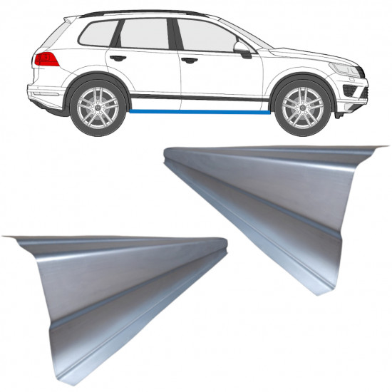 VW TOUAREG 2010-2018 DORPEL REPARATIEPANEL / RECHTS = LINKS / SET