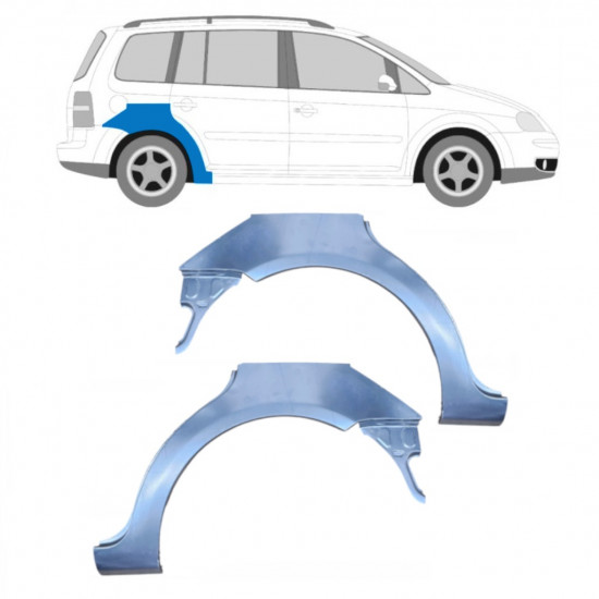 VW TOURAN 2003-2010 WIELKAST REPARATIE PANEEL / SET