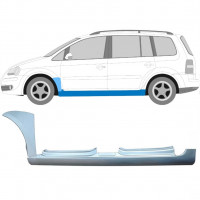 Reparatiepaneel dorpel + voorste spatbord voor VW Touran 2003-2010 / Links 11165