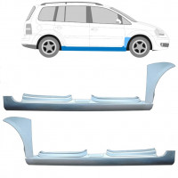 Reparatiepaneel dorpel + voorste spatbord voor VW Touran 2003-2010 11166