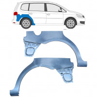 Reparatiepaneel achterspatbord voor VW Touran 2010-2015 / Links + Rechts / Set 10520