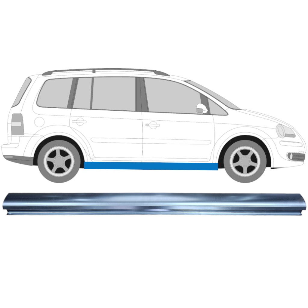 Reparatie Dorpel Voor Volkswagen Touran 2003-2010 / Links = Rechts (Symmetrisch) 11942