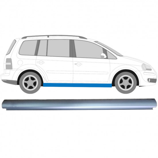 VW TOURAN 2003-2010 DORPEL REPARATIEPANEEL / RECHTS = LINKS