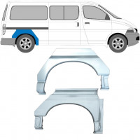 Reparatiepaneel achterspatbord voor Toyota Hiace 1995-2006 / Links + Rechts / Set 10028