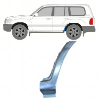 Reparatiepaneel achterste spatbord onderste deel voor Toyota Land Cruiser 1998-2007 / Links 8985
