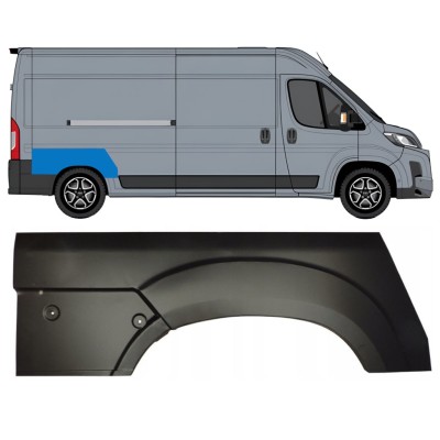 Reparatiepaneel achterspatbord voor Toyota Proace Max 2024- / Rechts 16693
