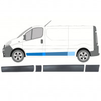 Sierlijsten set voor Renault Trafic Opel Vivaro Primastar 2001-2014 / LWB / Links /  8572