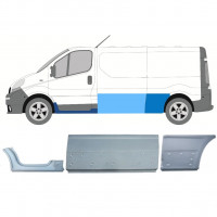 Reparatiepaneel set voor Renault Trafic Opel Vivaro 2001-2014 / LWB / Links /  11107