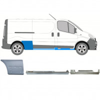 Reparatiepaneel set voor Renault Trafic Opel Vivaro 2001-2014 / LWB / Rechts /  11104