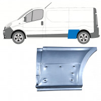 RENAULT TRAFIC 2001-2014 GEMIDDELDE WIELBASIS ACHTERSPATBORD REPARATIEPANEEL / LINKS