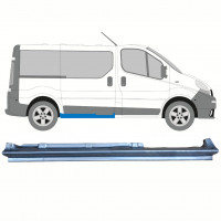 Schuifdeur dorpel reparatiepanel  voor Renault Trafic Opel Vivaro 2001-2014 / Rechts 8576