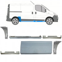 Reparatiepaneel set voor Renault Trafic Opel Vivaro 2001-2014 / SWB /  11230