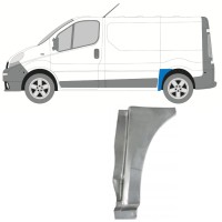 Reparatiepaneel achterspatbord voor Renault Trafic 2001-2014 / Links 15763